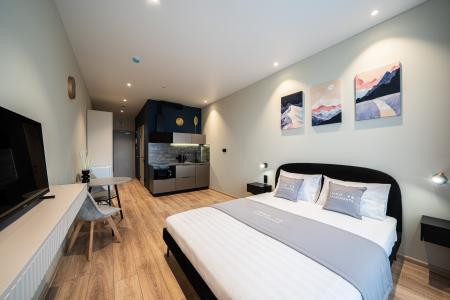 Уютная студия в апарт-отле "Ladozhsky Avenir"