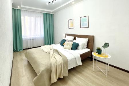 Апартаменты с кухней-гостиной возле аквапарка Ривьера