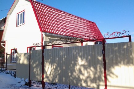 Новый коттедж на берегу Волги