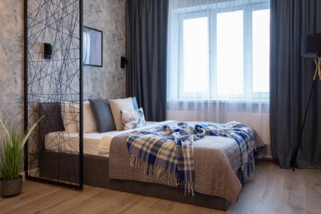 Апартаменты Атмосфера - Бизнес класс в центре с Wi-Fi 5G, Smart-TV и кондиционером.