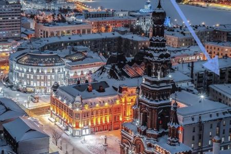 Максимальный центр Казани (Воробьи на Баумана)