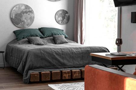 Дом с сауной и купелью возле леса в 15 минутах от города