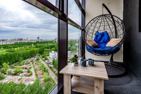 ApartMe 2-местная студия с панорамным балконом