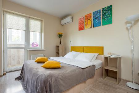 Студия Апарт Комфорт у Экспоград Юг. Леруа Мерлен, Красная Площадь, Баскет Холл, Ключ Авто.