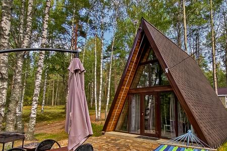 Панорамный а-фрейм в Цвелодубово