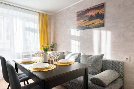 Яркая 1-к квартира у залива от RentAp, 4 сп.места