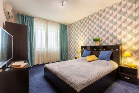 Удобная 1комнатная квартира в бежево-коричневых тонах в Оружейном переулке (136)