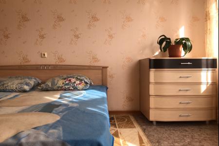 Уютная квартира с двуспальной кроватью