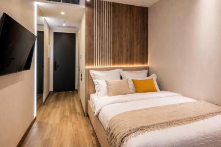 Панорамная студия в Москва-Сити с видом на башни и город