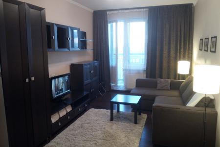 Уютная квартира-студия в элитном высотном доме с шикарным видом на город