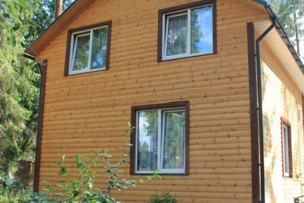 Новый коттедж с баней и гостевым домиком в пос. Вырица