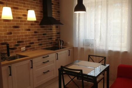 Дизайнерская однокомнатная квартира в центре города по ул. Цюрупы.