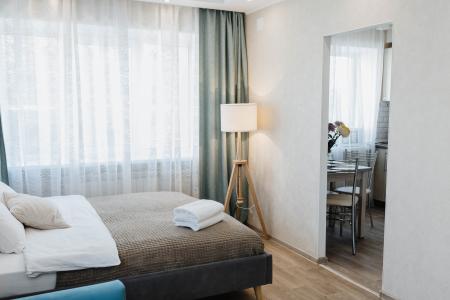 1- комнатная квартира 34 Домика рядом с центром города