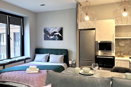 Гостим тут! в апартаментах Urban Oasis в ЖК Царская площадь