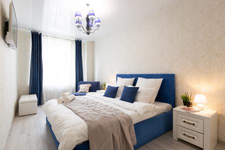 Дизaйнеpcкая Евродвушка .60 м², 4 кровати