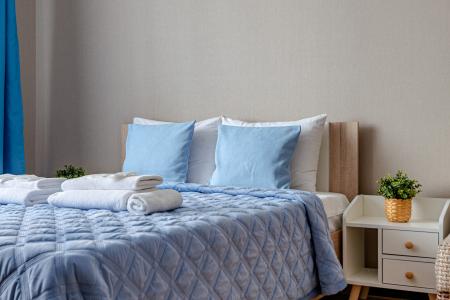 Просторная 2-к с панорам.окнами у ЗАЛИВА от RentAp, 6 сп.мест