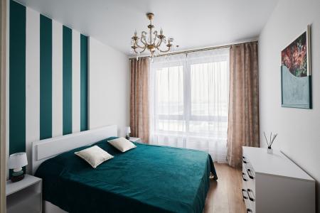 1-к. квартира, 48 м², 2 кровати