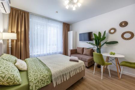 Дизайнерская студия с атмосферой отеля