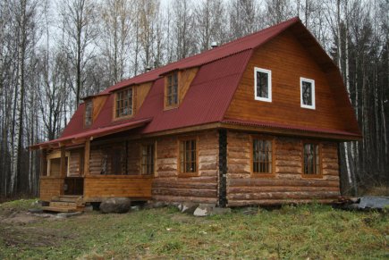 Коттедж с баней на большую компанию в пос. Нагороное, рядом озеро