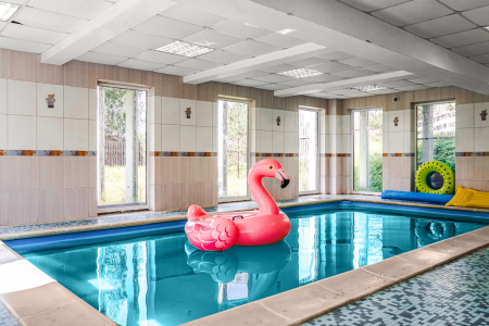 Рощино Небесный, коттедж с русской баней и бассейном