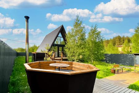 Коттедж A-Frame у Коркинского озера