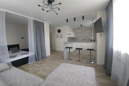 Квартира-студия с дизайнерским ремонтом