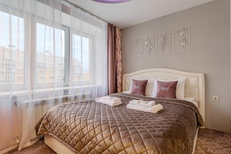 Современна 1-к кв в тихом р-не от RentAp, 4 сп.места