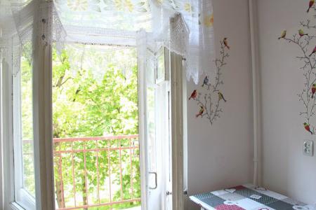 Светлая ретро-квартира с видом на центральный парк