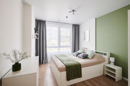 1-к. квартира, 48 м², 2 кровати