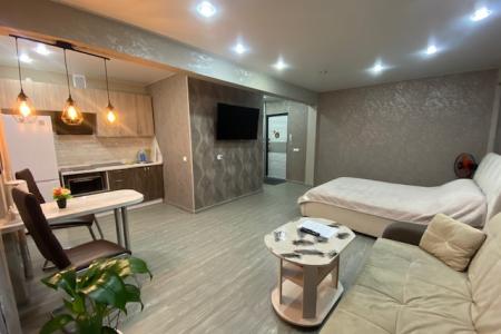 истая и уютная квартира-студия Люкс в центре города для отдыха и времяпровождения