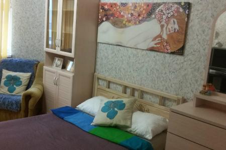 Уютная 1-квартира в бежевых тонах в новом доме на Красной Горке