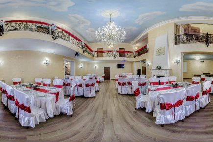 Стильный коттедж по Калужскому шоссе с банкетным залом до 250 человек