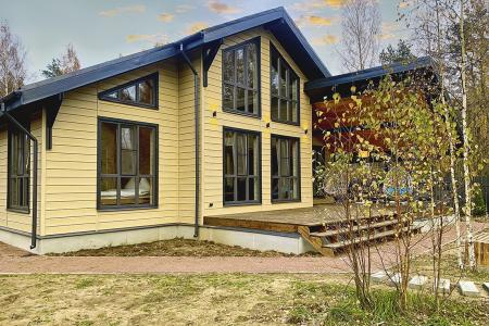 Коттедж с баней, рядом с Коркинским озером