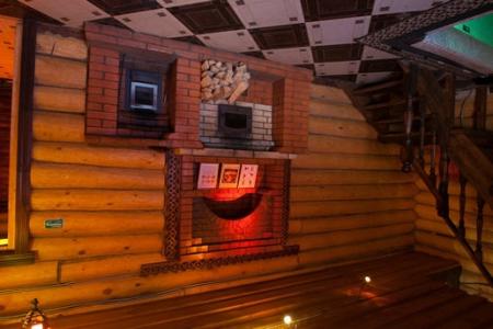 Коттедж с баней на дровах