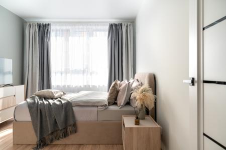 Стильная квартиpа с видом на Русский мoст!