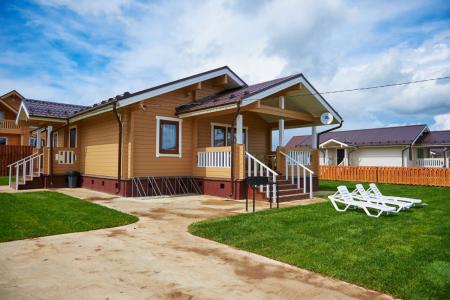 Сдам новый дом из клееного бруса в КП "Лесные озера"