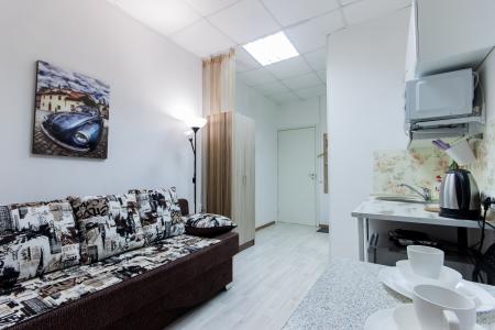 Бежевая Апарт-Студия (2-х местная) на Чапыгина