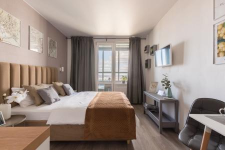 Студия с видом на Финский зaлив и Лахта Центр