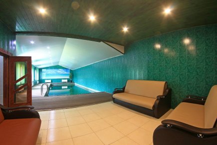 Коттедж с тёплым бассейном от собственника