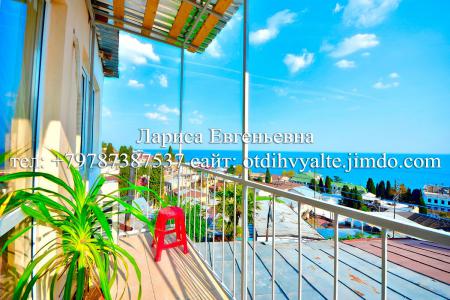 сдам в Ялте 2 кварт.с видом на море,рядом с пляжем