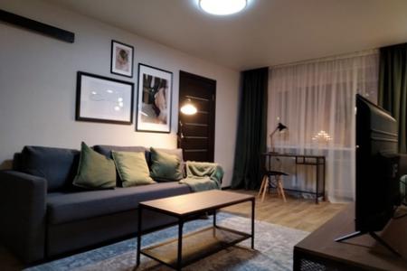 Стильная 2-комнатная квартира в центре с видом на залив