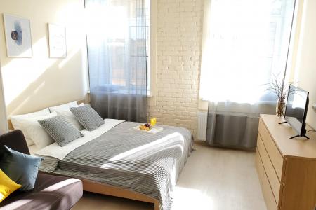 Просторная двухуровневая студия в самом центре Санкт-Петербурга (возле Московского вокзала)