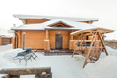 Комфортный 2-х этажный деревянный дом премиум-класса с русской парной и зоной барбекю