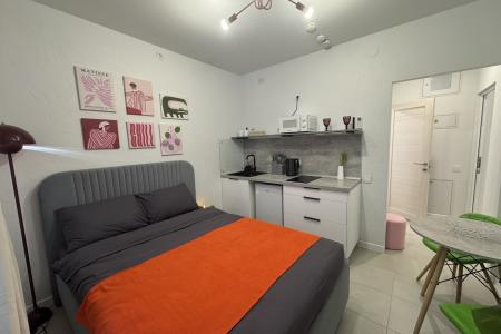 Дизайнерская студия с атмосферой отеля