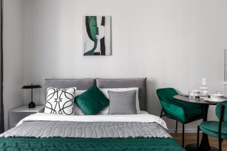 Квартира-студия, 22 м², 2 кровати