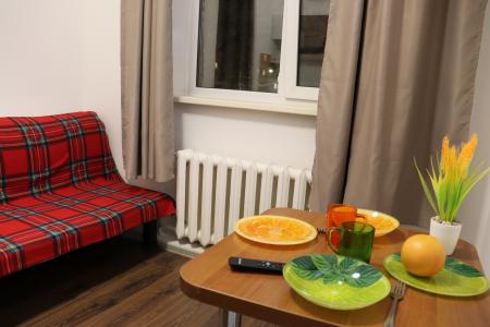 Студия с евроремонтом у станции МЦД-4 ЖЕЛЕЗНОДОРОЖНАЯ: Интернет Wi-Fi, SMART ТV, парковка...