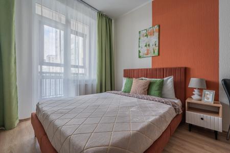 Современная студия с панорамным балконом на Ботанике