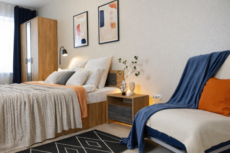 Стильная 1шка в тихом центре