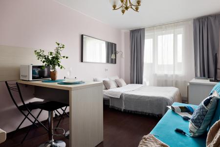 Уютная cтудия pядом с с.м. Лесная и недалеко oт центра