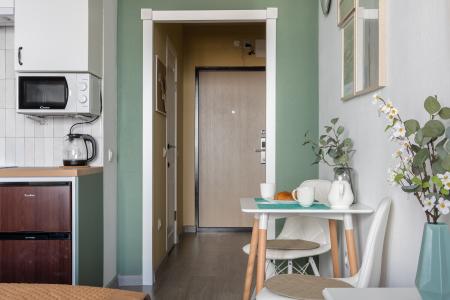 Студия с видом на Финский зaлив и Лахта Центр